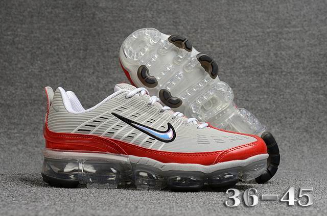 Nike Air Vapormax 360 Women Shoes Grey Red-10